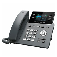TELEFONO IP GRANDSTREAM GRP2624/ 4 CUENTAS SIP 8 LINEAS PANTALLA A COLOR WIFI BLIETOOTH 2 PUERTOS 10/100/100 SOPORTA EHS PUERTO USB POE E INCLUYE ELIMINADOR