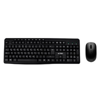 KIT ACTECK CREATOR MK450 / TECLADO Y MOUSE / INALAMBRICO / RECEPTOR USB / 105 TECLAS / MULTIMEDIA / ESPAÑOL / WIN- LINUX / MEMBRANA / OPTICO / 1200 DPI / 2 BOTONES SCROLL / NEGRO / AC-931748