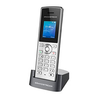 TELEFONO IP WIFI GRANDSTREAM WP810/2 CUENTAS SIP 2 LINEAS PANTALLA A COLOR BOTON PUSH TO TALK CONECTOR MICRO USB 3.5 MM PLATA