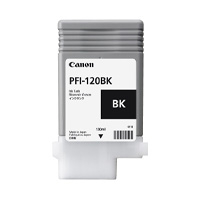 TANQUE DE TINTA CANON PFI-120BK NEGRO, CAPACIDAD 130 ML
