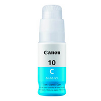 BOTELLA DE TINTA CANON GI-10C CYAN,TINTA CONTINUA, RENDIMIENTO 7700 PAGINAS
