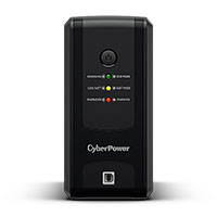 NO BREAK CYBERPOWER (UT1000GU) 1000VA / 500W, INTERACTIVO, INDICADORES LED, 8 NEMA 5-15R 4 RESPALDO / 4 SUPRESIÓN Y REGULACIÓN, TORRE, PUERTO USB, GREEN POWER, 2 AÑOS EN EQUIPO, 1 AÑO EN BATERÍA.