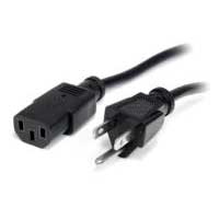 CABLE DE CORRIENTE DE 3M ESTANDAR DE ALIMENTACION PARA COMPUTADORA - 18 AWG - NEMA5-15P A C13 - 10A 125V - STARTECH.COM MOD. PXT10110