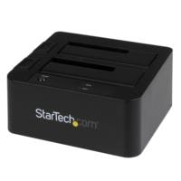 BASE DOCKING STATION USB 3.0 CON UASP DE 2 BAHIAS PARA DISCO DURO O SSD SATA III DE 2.5 O 3.5 PULGADAS - INTERCAMBIO EN CALIENTE - STARTECH.COM MOD. SDOCK2U33