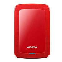 DISCO DURO EXTERNO ADATA HV300 1TB PORTATIL 2.5 USB 3.2 WINDOWS MAC LINUX DASHDRIVE SLIM COLOR ROJO AHV300-1TU31-CRD