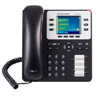 TELEFONO IP GRANDSTREAM GXP2130 / 3 CUENTAS SIP 3 LINEAS 2 PUERTOS GIGABIT BLUETOOTH 8 TECLAS BLF CONECTOR RJ9 COMPATIBLE CON EHS PANTALLA LCD A COLOR SOPORTA POE E INCLUYE ELIMINADOR