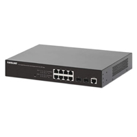 POE SWITCH ,INTELLINET,561167,WEBADMIN GB  8 PTOS 30W/PTO, 140W, 2 SFP PORTS