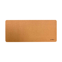 MOUSEPAD ACTECK VIBE LEATHER TP676LC / ALFOMBRILLA MOUSE PAD / CUERO SINTETICO PU, CORCHO / 80 X 35 CM / DOBLE CARA / COLOR CAMEL - CORCHO / AC-940993