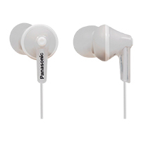 AUDIFONOS TIPO INSERCION (IN-EAR)  PANASONIC RP-HJE125PP COLOR BLANCO CONECTOR 3.5MM