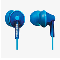AUDIFONOS TIPO INSERCION (IN-EAR)  PANASONIC RP-HJE125PPA COLOR AZUL CONECTOR 3.5MM