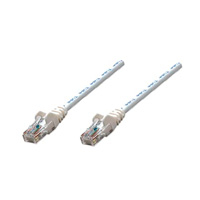 CABLE DE RED PATCH CAT6 INTELLINET RJ45 0.5 METROS 1.5 FT COLOR BLANCO