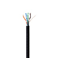 BOBINA DE CABLE EXTERIOR/INTERIOR CONDUMEX CAT5E UTP SIN GEL 100% COBRE 24 AWG 305 MTS COLOR NEGRO
