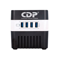 REGULADOR DE VOLTAJE CDP DE 600VA/300W 4 CONT