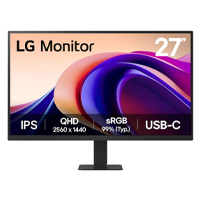 MONITOR PC LG 27U631A-B QHD 27 PULG,USB-C,100HZ,PANEL IPS,2560X1440,16:9,SRGB 99%,250CD/M2,TR5MS,CONTR 1000:1,HDR10,HDMI,DYNAMIC ACTION SYNC,BLACK STABILIZER,FLICKER SAFE,MODO LECTOR,VESA100X100