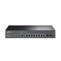 SWITCH TP-LINK SG3210 OMADA L2 CON 8 RJ45 GE 10/100/1000 MBPS ADMINISTRABLE 2 SFP GIGABIT 1 PUERTO DE CONSOLA