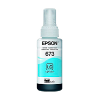 CARTUCHO EPSON MODELO 673 CYAN LIGHT, PARA L800, L1800 , L805