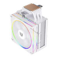 ENFRIAMIENTO DE AIRE GAMER BALAM RUSH HELIUX PRO HEX60 / RGB / 6 PIPAS / TDP 240 W / COMPATIBILIDAD AMD + INTEL  /  BLANCO / BR-942034