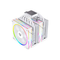 ENFRIAMIENTO DE AIRE GAMER BALAM RUSH HELIUX PRO HEX70 / RGB / 6 PIPAS / TDP 270 W / COMPATIBILIDAD AMD + INTEL / BLANCO / BR-942010