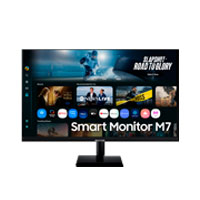 MONITOR LED SAMSUNG 32 PULGADAS / SMART MONITOR M7 / 4K  (3840 X 2160/ VA/ PLANO/ 60 HZ / HDMI / WIFI/BT/NEGRO