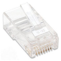 PLUG RJ45,INTELLINET,790055, CAT 5E UTP MULTIFILAR 100 PZAS