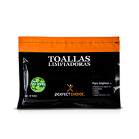 TOALLAS LIMPIADORAS ANTIESTATICAS PARA PANTALLAS Y MONITORES PERFECT CHOICE 20 PIEZAS