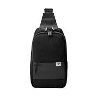 MOCHILA PECHERA CRUZADA VORAGO CB-300 IMPERMEABLE NEGRA