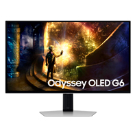 MONITOR LED SAMSUNG 27 PULGADAS / G6 ODYSSEY GAMER/  QHD (2560 X 1440)/ OLED / PLANO/ DP/ HDMI/240HZ/ PLATA
