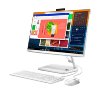 AIO LENOVO IDEACENTRE 3 24ALC6/RYZEN 5 7430U 2.3 GHZ/8GB/256GB SSD/23.8 FHD/COLOR BLANCO/WIN 11 HOME/1 AÑO EN CENTRO DE SERVICIO