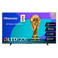 TELEVISION 65 PULGADAS QLED HISENSE 65QD6QV SMART VIDAA TV, UHD 4K, DOLBY VISION, DOLBY ATMOS, WIFI